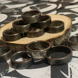 Coin Ring Quarter 90% Silver, whit States.