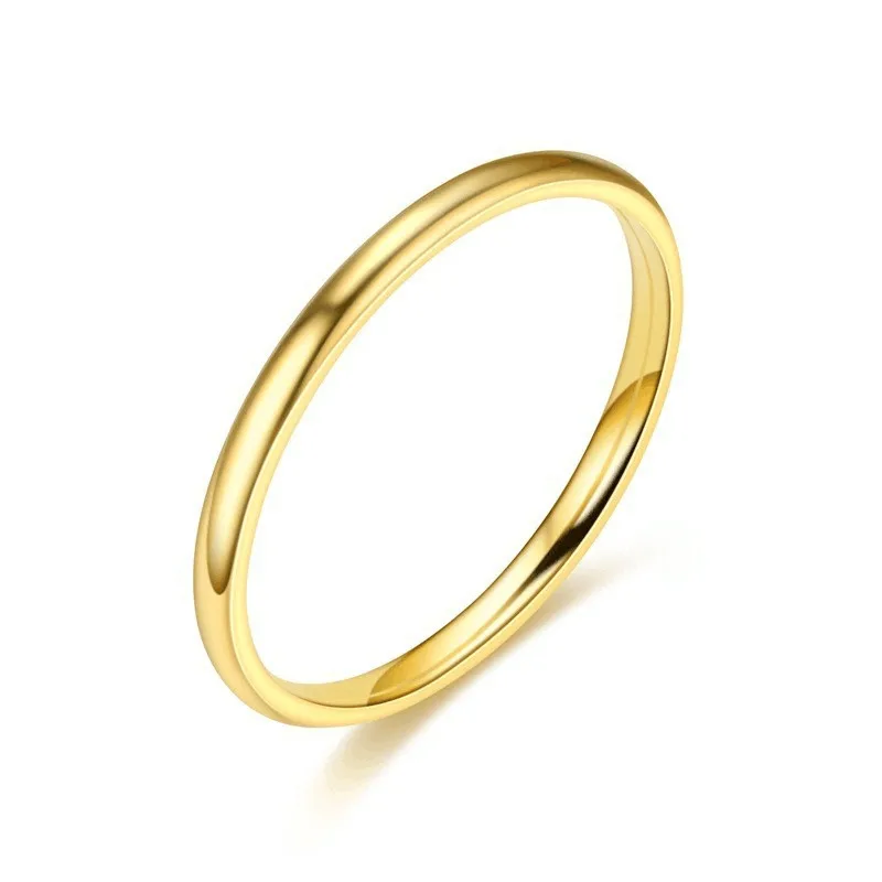 Unisex 18K Gold Plated Stainless Steel Ring – Waterproof - Image 5