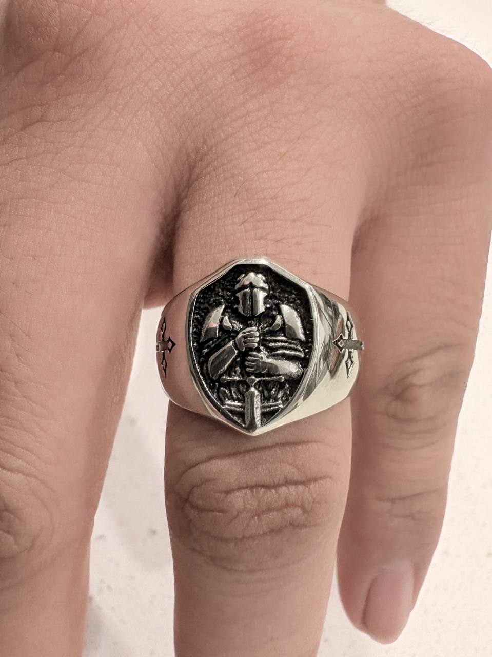 soldier of faith ring 🪖 - military cross prayer - Image 13