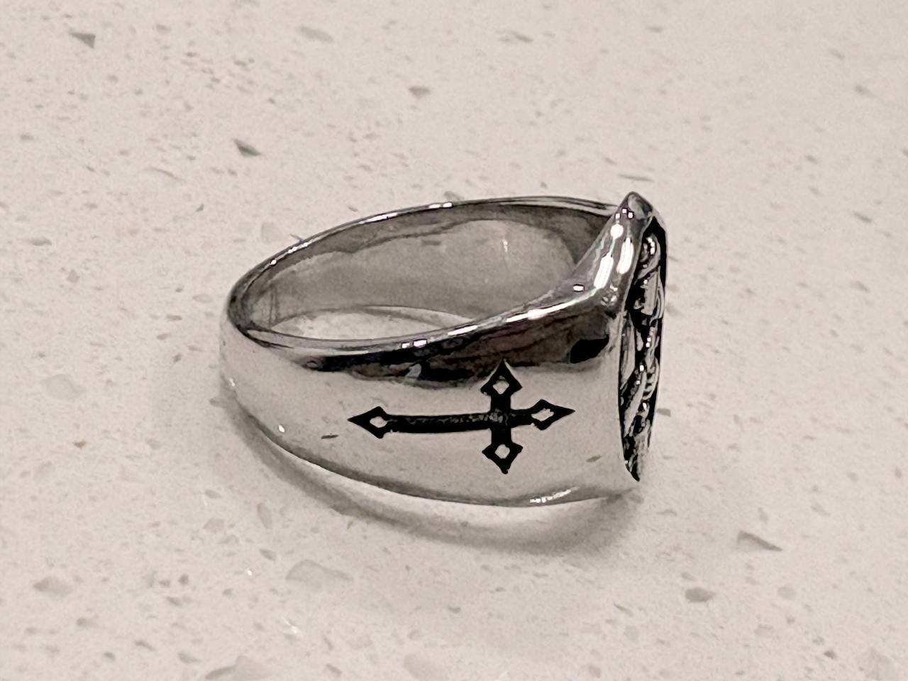 soldier of faith ring 🪖 - military cross prayer - Image 16