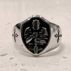 soldier of faith ring 🪖 - military cross prayer