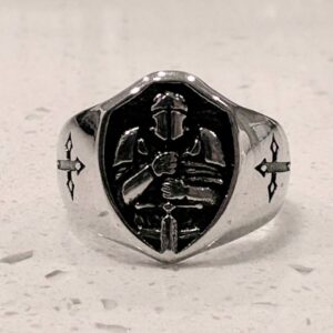 soldier of faith ring 🪖 - military cross prayer