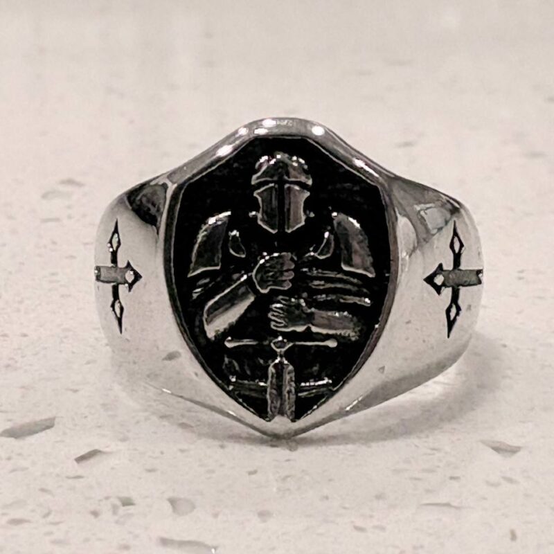 soldier of faith ring 🪖 - military cross prayer
