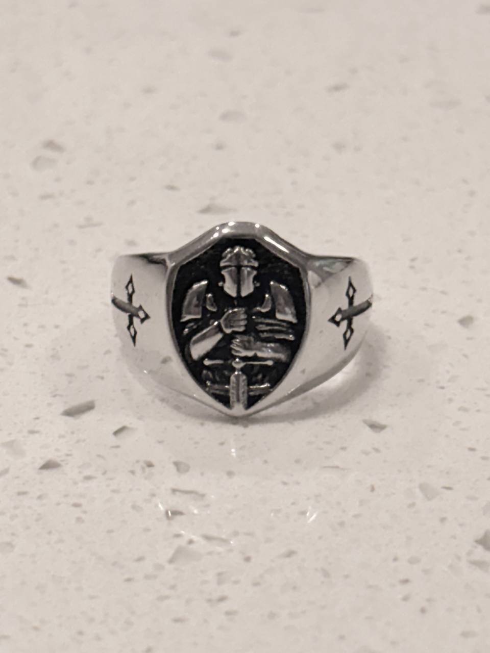 soldier of faith ring 🪖 - military cross prayer - Image 5