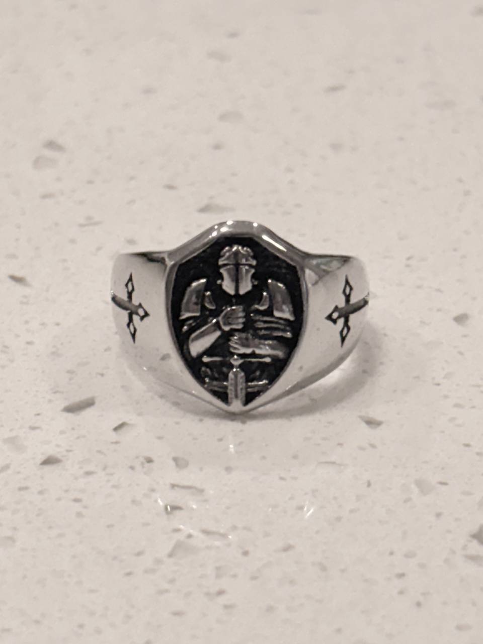 soldier of faith ring 🪖 - military cross prayer - Image 2
