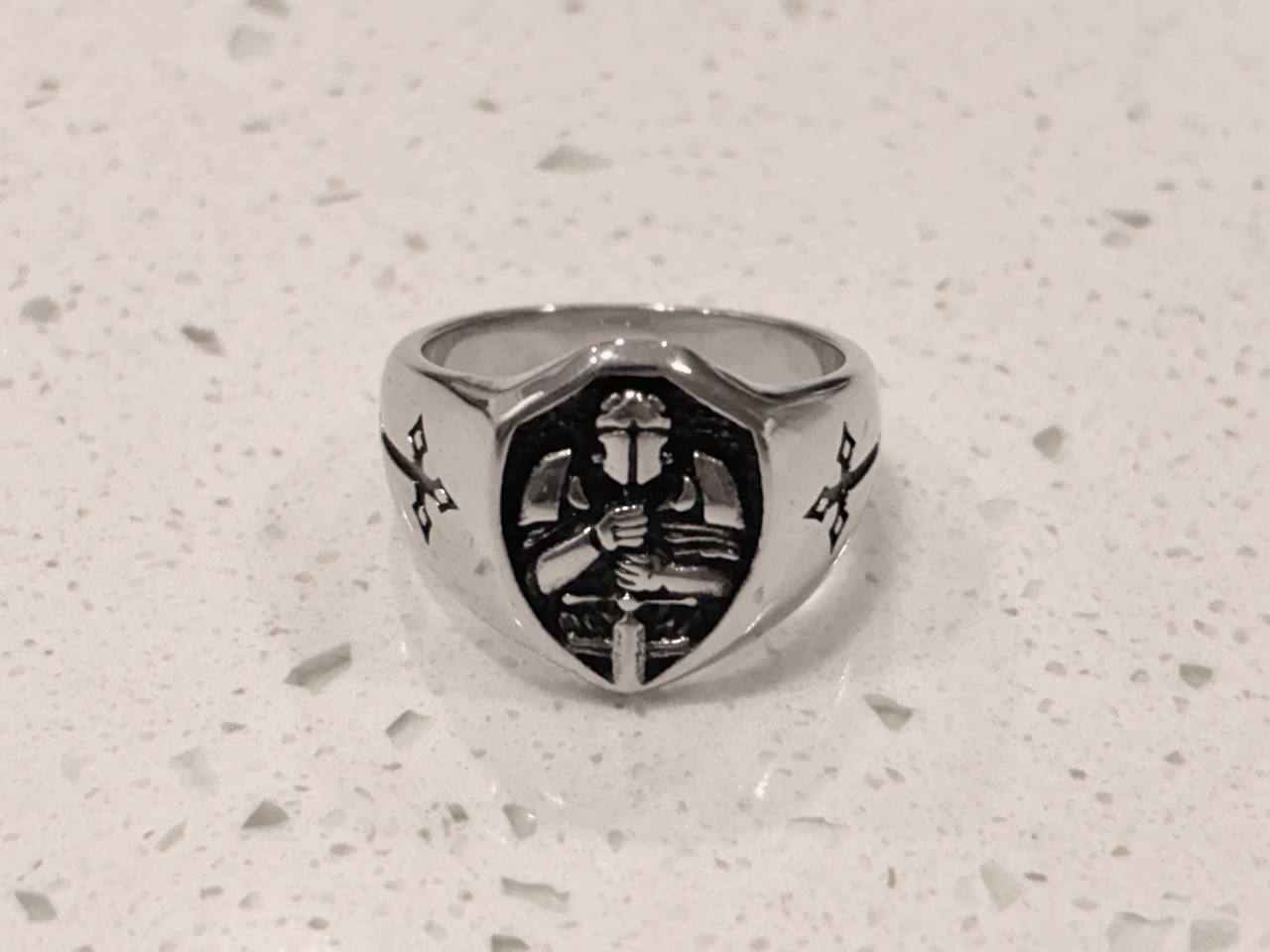 soldier of faith ring 🪖 - military cross prayer - Image 10