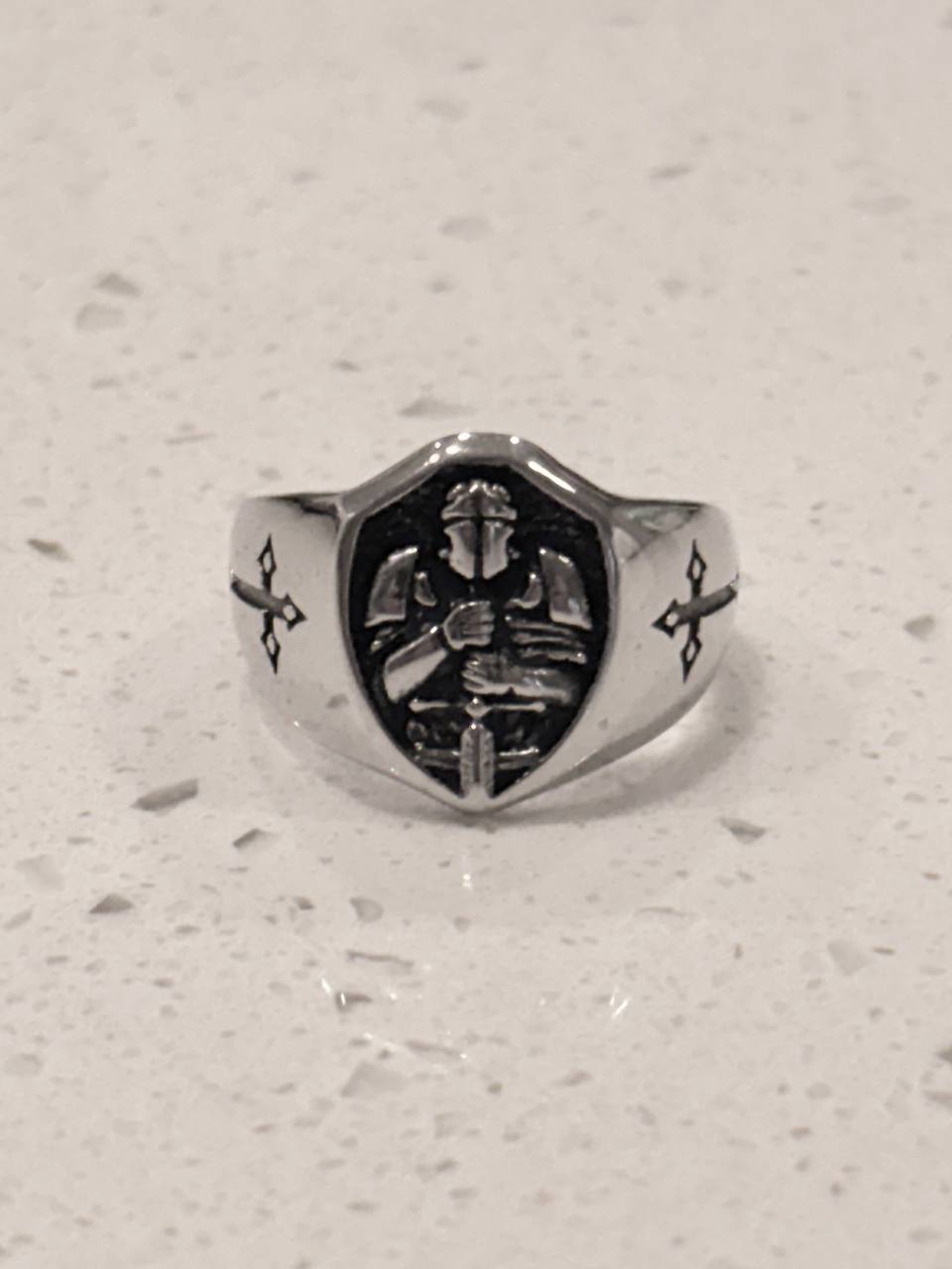 soldier of faith ring 🪖 - military cross prayer - Image 8