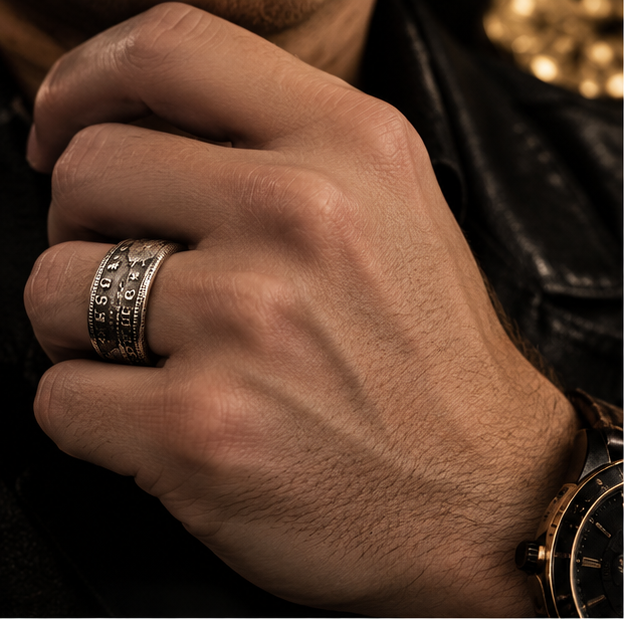 Coin Ring – Vintage United States Dollar Design - Image 2