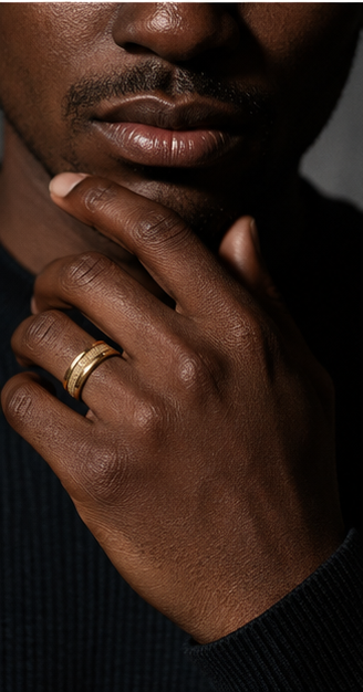 Classic Gold Band Ring - Image 5