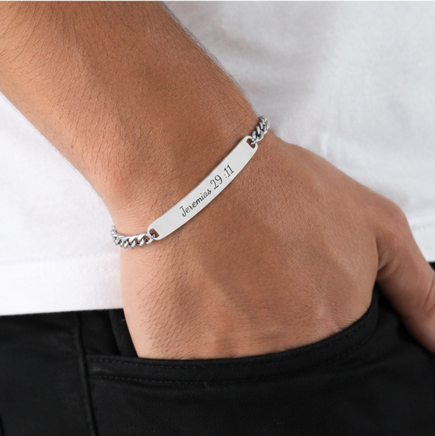 Stainless Steel ID Bracelet - Image 2