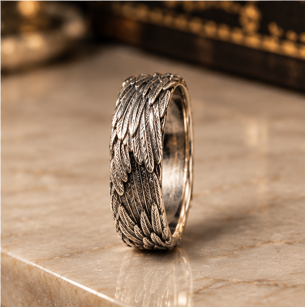 Christian Ring for Men and Women | The Dove's Embrace Ring - Image 7