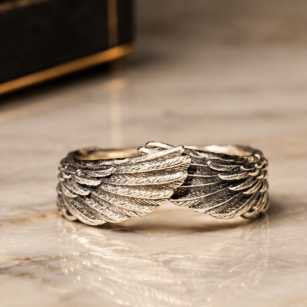 Christian Ring for Men and Women | The Dove's Embrace Ring - Image 4