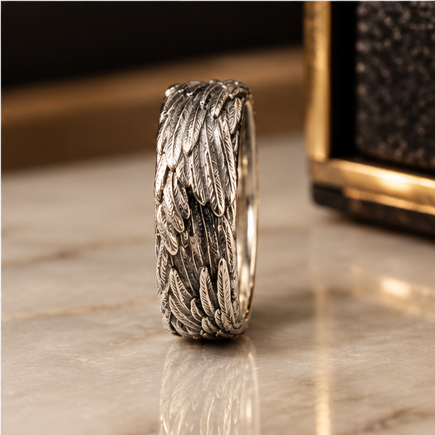 Christian Ring for Men and Women | The Dove's Embrace Ring - Image 8
